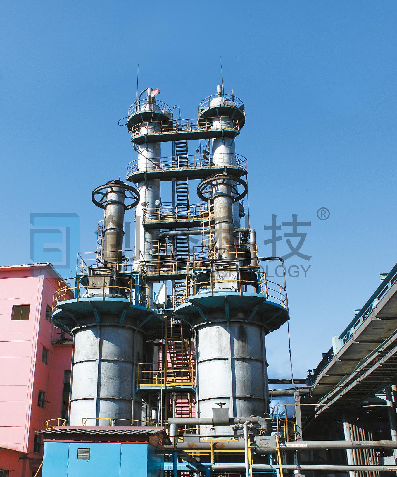外企與唐山某公司合資的10萬噸焦油加工裝置萘精餾塔