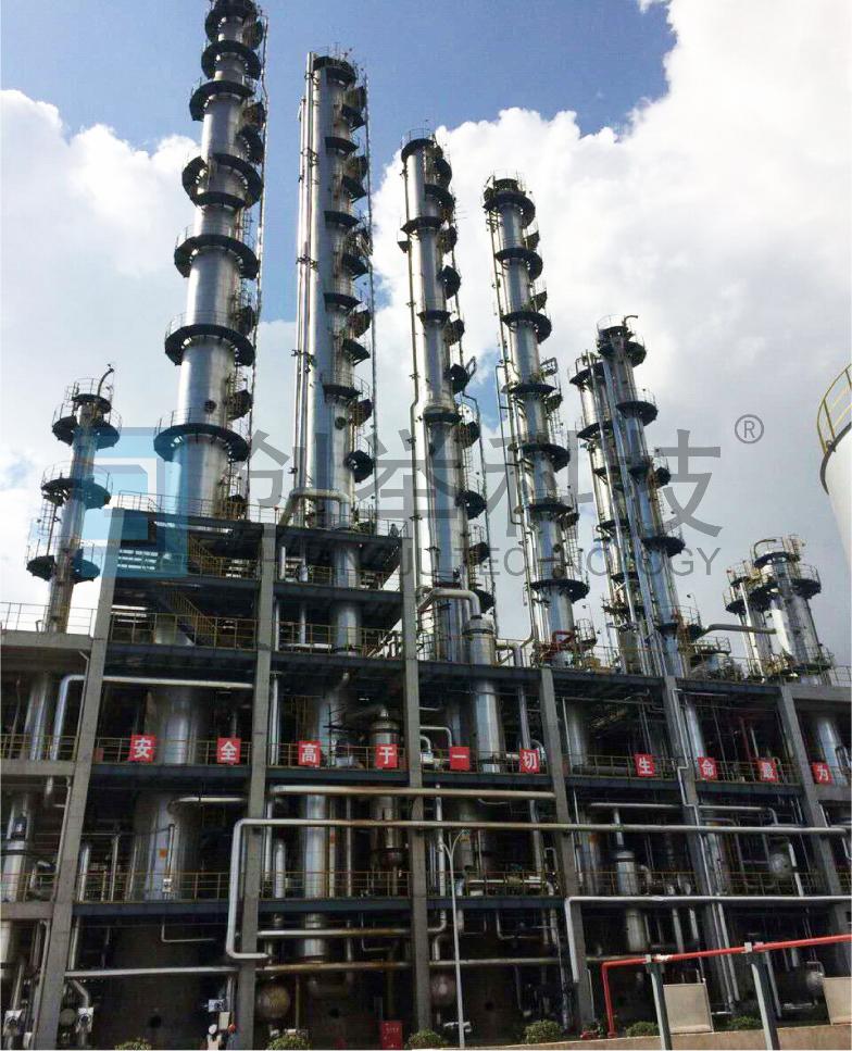 寧波某公司C4萃取精餾裝置萃取塔A／B、汽提塔內件項目